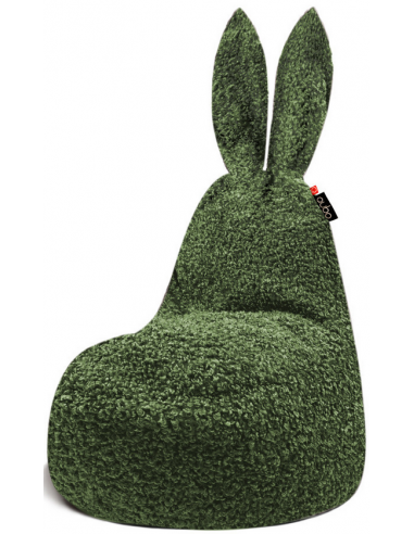 Billede af Rabbit sækkestol til børn i fluffy polyester H115 cm - Grøn