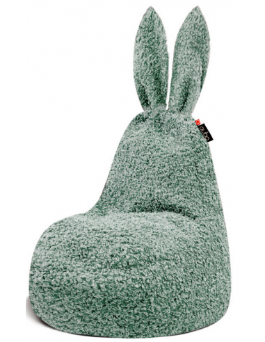 Billede af Rabbit sækkestol til børn i fluffy polyester H115 cm - Turkis