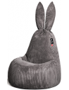 Rabbit sækkestol til børn i corduroy H115 cm - Mørkegrå