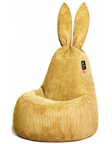 Rabbit sækkestol til børn i corduroy H115 cm - Guld