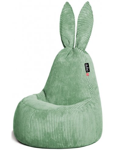 Rabbit sækkestol til børn i corduroy H115 cm - Grøn