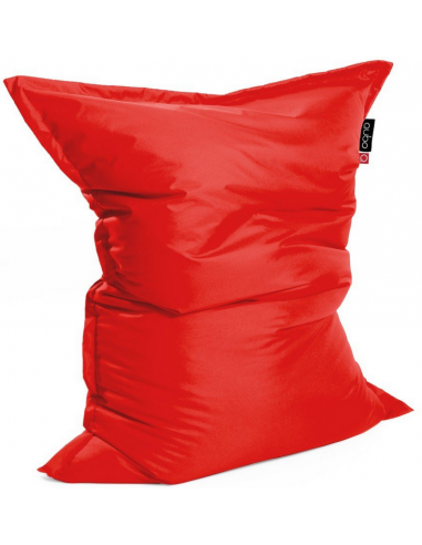 Se Modo Pillow 165 sækkestol i polyester 165 x 118 cm - Rød hos Lepong.dk