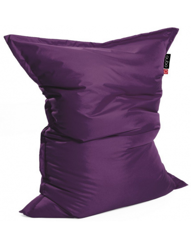 Se Modo Pillow 165 sækkestol i polyester 165 x 118 cm - Blomme hos Lepong.dk