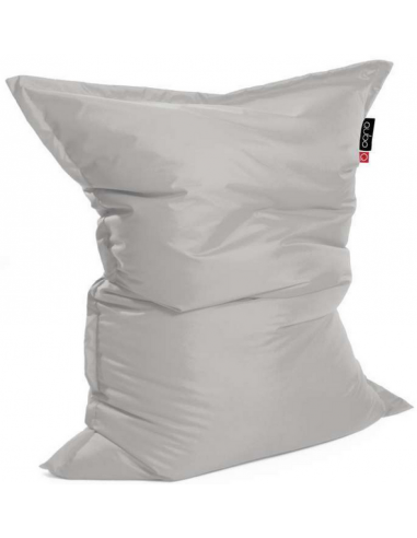 Se Modo Pillow 165 sækkestol i polyester 165 x 118 cm - Sølvgrå hos Lepong.dk