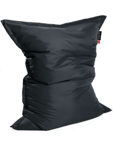 Se Modo Pillow 165 sækkestol i polyester 165 x 118 cm - Grafitgrå hos Lepong.dk