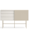 Nube sideboard i metal og melamin B140 cm - Sand/Creme