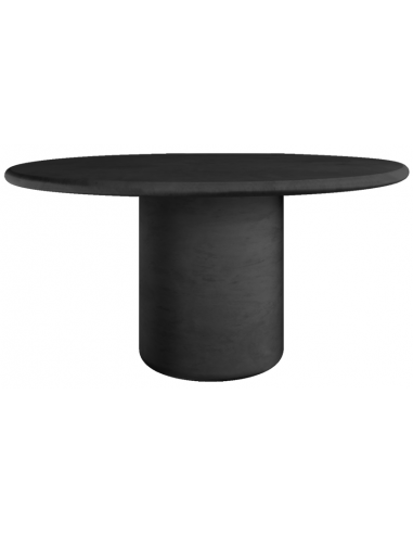Billede af Usoo organisk rundt spisebord i mortex Ø180 cm - Charcoal
