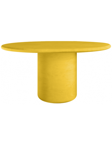Billede af Usoo organisk rundt spisebord i mortex Ø140 cm - Curcuma