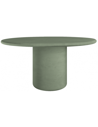 Se Usoo organisk rundt spisebord i mortex Ø140 cm - Olive hos Lepong.dk