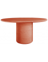 Usoo organisk rundt spisebord i mortex Ø140 cm - Terracotta