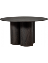 OONA rundt spisebord i MDF Ø140 cm - Mørkebrun