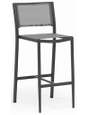 Polo bar havestol i aluminium og Batyline H104 cm - Antracit/Mørkegrå