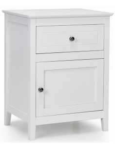 Sengebord med 1 skab og 1...