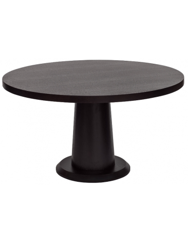 Se Ancora rundt spisebord i egetræsfinér Ø120 cm - Wenge hos Lepong.dk