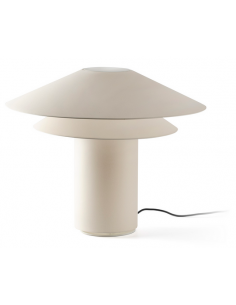 Bordlampe beige