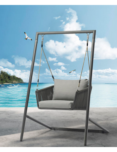 Diva hængestol i aluminium... 2