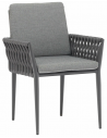 Hug havestol i aluminium og Couture Max H81 cm - Antracit/Mørkegrå