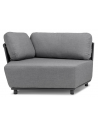 Hug loungemodul i aluminium og Couture Max 126 x 117 cm - Antracit/Mørkegrå