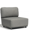 Hug loungemodul i aluminium og Couture Max 74 x 85 cm - Antracit/Mørkegrå