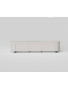Westa tvbord i bøgetræ & møbelplade B200 cm - Sort/Cashmere