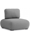Olala loungemodul i aluminium og Couturetex 99 x 99 cm - Antracit