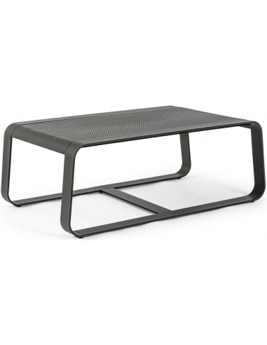 Merrigan lounge havebord i aluminium 105 x 62 cm – Charcoal