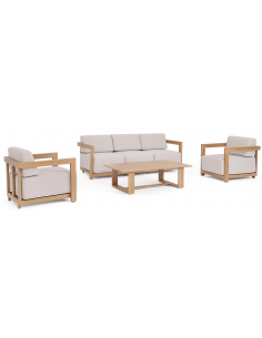 Seus loungesæt i aluminium...