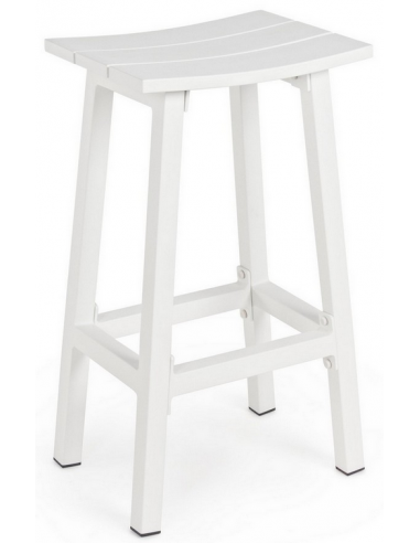 Billede af Skipper bar havestol i aluminium H71 cm - Hvid