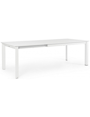Billede af Konnor havebord med udtræk i aluminium 160 - 240 x 100 cm - Hvid