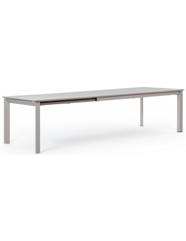 Billede af Konnor havebord med udtræk i aluminium 200 - 300 x 110 cm - Lysegrå