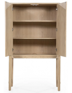 Vitrineskab egetræ 2