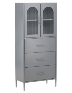 Paz vitrineskab i stål og... 2