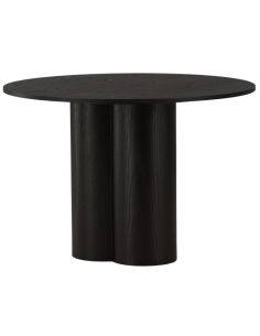 Rundt spisebord sort 2