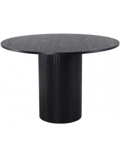 Rundt spisebord sort