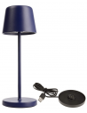 Canis Mini inden-/udendørs trådløs bordlampe H20,8 cm 2,3W LED - Mat blå