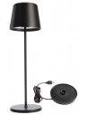 Canis inden-/udendørs trådløs bordlampe H37 cm 3,5W LED - Mat sort