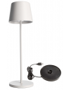 Canis inden-/udendørs trådløs bordlampe H37 cm 3,5W LED - Mat hvid