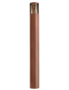 Facado II bedlampe i aluminium og polycarbonat H100 cm 1 x E27 - Rust/Røget