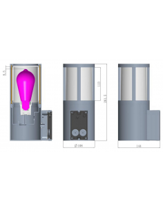 Facado II væglampe i... 2