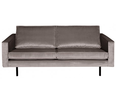 2,5-personers sofa i velour B190 cm – Taupe