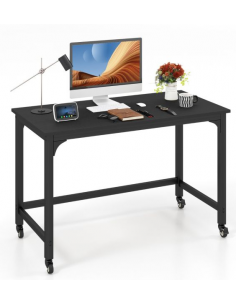 Skrivebord på hjul i metal...