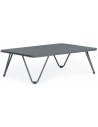 Diabla Valentina lounge havebord i stål og aluminium 80 x 53 cm - Antracit/Antracit