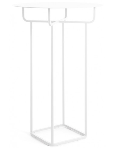 Billede af Diabla Grill bar havebord i aluminium H101 x Ø74 cm - Hvid