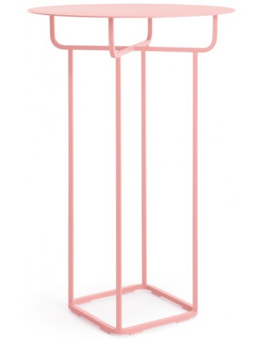 Billede af Diabla Grill bar havebord i aluminium H101 x Ø74 cm - Pink