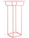 Diabla Grill bar havebord i aluminium H101 x Ø74 cm - Pink