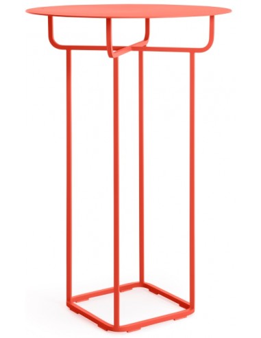 Billede af Diabla Grill bar havebord i aluminium H101 x Ø74 cm - Rød