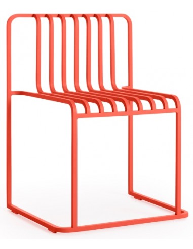 Billede af Diabla Grill havestol i aluminium H77 cm - Rød