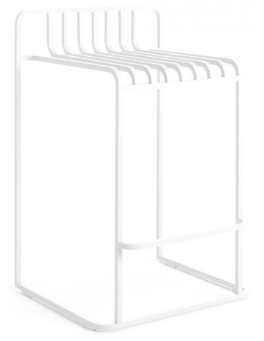Billede af Diabla Grill bar havestol i aluminium H83 cm - Hvid