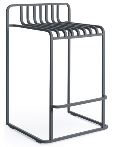 Billede af Diabla Grill bar havestol i aluminium H83 cm - Antracit