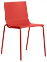 Diabla Vent havestol i stål og polyurethan H78 cm - Rød